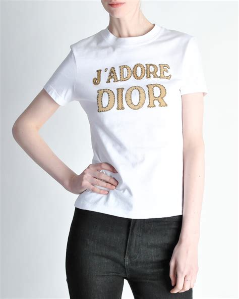 christian dior white t shirt women's|christian dior button up top.